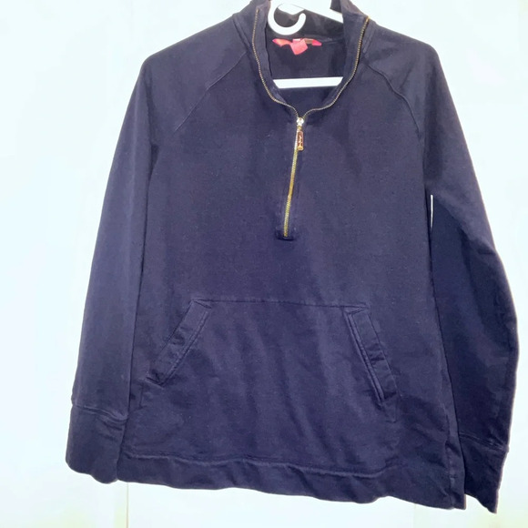 Lilly Pulitzer Tops - Lilly Pulitzer Women's Edgewater Popover pullover Navy blue
